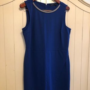 APT 9 new Royal Blue dress, beautiful neckline detail
